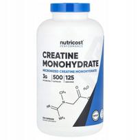 Kreatino monohidratas Nutricost 500 kapsulių 0,75 g