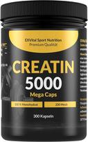 Kreatino monohidratas EXVital Sport Nutrition 5000 MEGA CAPS 300 kaps.