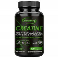 Mikronizuoto kreatino kapsulės 3500 mg vyrams