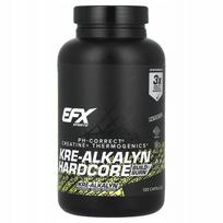 Kreatino kapsulės EFX Sports Kre-Alkalyn Hardcore, 120 kaps.