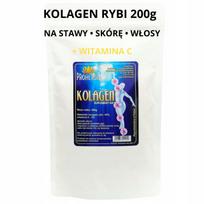 Žuvų kolagenas 200 g su vitaminu C, jūros milteliai odai, sąnariams, plaukams