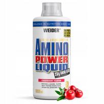 Aminorūgščių skystis WEIDER AMINO POWER LIQUID 1000 ml, BCAA, EAA, spanguolių skonio