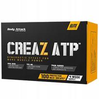 Kreatino monohidratas BODY ATTACK CREAZ ATP 100 kapsulių