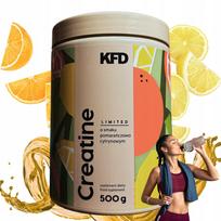 Kreatino monohidratas KFD Premium 500g apelsinų-citrinų, 100 porcijų
