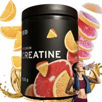 Kreatinas KFD Premium 500g apelsinų ir greipfrutų, kreatino monohidratas, 100 porcijų
