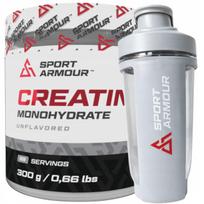 Kreatino monohidratas Sport Armour 300 g beskonis su taurinu