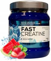 Kreatino monohidratas Labocore Nutrition FAST CREATINE 500g, braškinis-arbūzinis