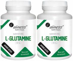 Maisto papildas Aliness L-Glutamine 500 mg 200 Vege kapsulių