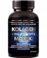 Maisto papildas Intenson Marine Collagen + Hyaluronic + Wit C, 120 tablečių