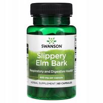 Maisto papildas Swanson Slippery Elm Bark, 400 mg, 60 kaps.