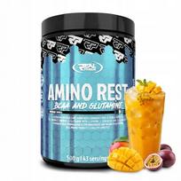 Aminorūgštys Real Pharm Amino Rest 500g mango ir pasiflorų skonio