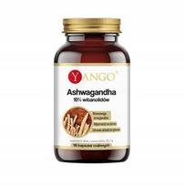 Maisto papildas Yango Ashwagandha 10% withanolides 90 kapsulių