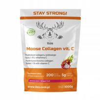 BEEF COLLAGEN TYPE 1 3 su vitaminu C, 1000g, dragon fruit skonio, ilos