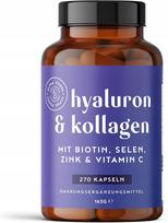 Maisto papildas Complex Hyaluronic Acid Collagen, 270 kapsulių