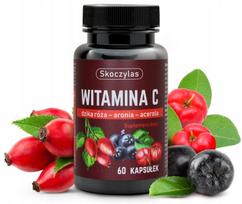 Vitaminas C Skoczylas, laukinė rožė, aronija, acerola, 60 kaps.