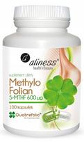 Maisto papildas Aliness Methylo Folian 5-MTHF 600 mcg, 100 kaps.
