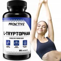 Aminorūgštis L-TRYPTOPhan SEN MOOD ProActive L-Tryptophan 500mg 100 kaps.