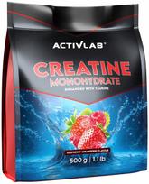 Kreatino monohidratas Activlab 500 g, aviečių ir braškių skonio