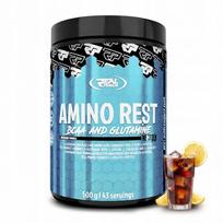 Amino rūgštys Real Pharm Amino Rest 500g Cola Lemon
