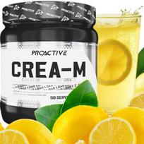 Kreatino monohidrato milteliai ProActive Crea-M LOAD citrinų skonio 250g