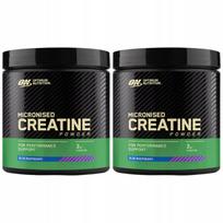 Kreatinas OPTIMUM NUTRITION 317g monohidratas, mėlynių skonio, 70 porcijų, 2 vnt.