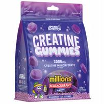Kreatino monohidrato guminukai Applied Nutrition 3000 mg, 80 vnt.