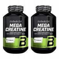 Kreatinas BioTech USA Mega, 120 kapsulių, 2 vnt.