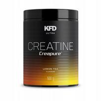 Kreatino monohidratas KFD Ultra Creapure 500 g, arbatos su citrina skonio