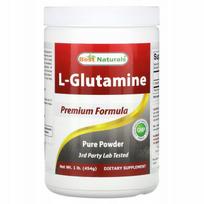 L-glutaminas Best Naturals, 454 g