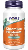 Maisto papildas NOW Foods Chromium Picolinate 200 mcg, 100 kapsulių