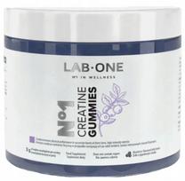 Kreatino guminukai Lab One N°1, kreatino monohidratas 3g, uogų skonio