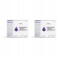 Kreatino monohidratas su glicinu, 5 g, 30 pakelių, Aura Herbals, 2 vnt.