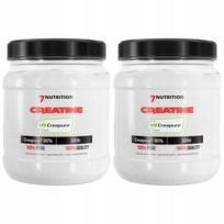 Kreatino monohidratas Creapure 500g su taurinu 7 Nutrition, 2 vnt.