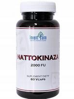 Maisto papildas Invent Farm NATTOKINAZA 2000 FU, fermentuotų sojų ekstraktas, 60 kapsulių