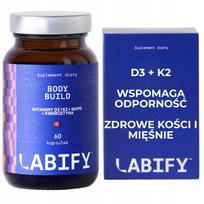 Maisto papildas Labify Body Build Complex su vitaminu K2 MK7, 60 kaps.