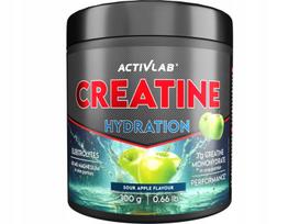 Kreatino monohidratas ACTIVLAB Creatine Hydration rūgšti obuolių, 300 g