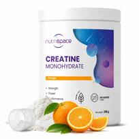 Kreatino monohidratas 500 g apelsinų skonio nutrispace