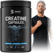 Kreatino monohidratas 400 kapsulių MICRONIZED Creatine Monohydrate INSPORT