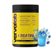 Kreatinas VERVALAB CREATINE+ MONOHYDRATE BLUE RASPBERRY ICE 500 g
