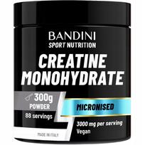 Kreatino monohidrato milteliai BANDINI 300 g, 100% veganiški