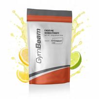 Kreatino monohidratas GymBeam Creapure 500 g citrinų skonio