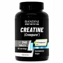Kreatino tabletės Bandini CREAPURE, 240 vnt., 100% vegan
