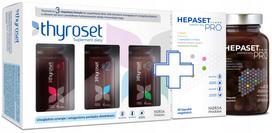 Maisto papildas Norsa Pharma THYROSET 135 kaps. + HEPASET 60 kaps.