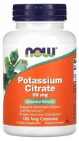 Kalis NOW Foods Potassium Citrate 99 mg 180 kapsulių