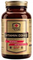 Maisto papildas Immune-Labs VITAMIN D3+K2, 120 kapsulių