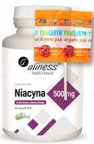Niacinas 500 mg (nikotino rūgšties amidas), 100 kapsulių, aliness