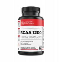 Amino rūgštys VITAFIT BCAA 1200 2:1:1, 150 kapsulių