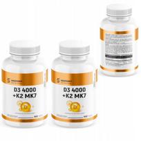 Vitaminas D3 4000 + K2 MK-7, 200 tabletų, INSPORT