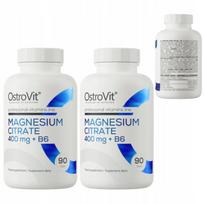 Maisto papildas OSTROVIT Magnesium Citrate 400 mg + Vitamin B6, 180 tabletų