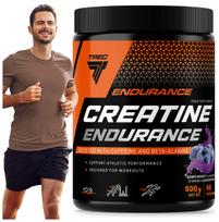 Kreatino milteliai TREC CREATINE ENDURANCE su kofeinu, 500 g